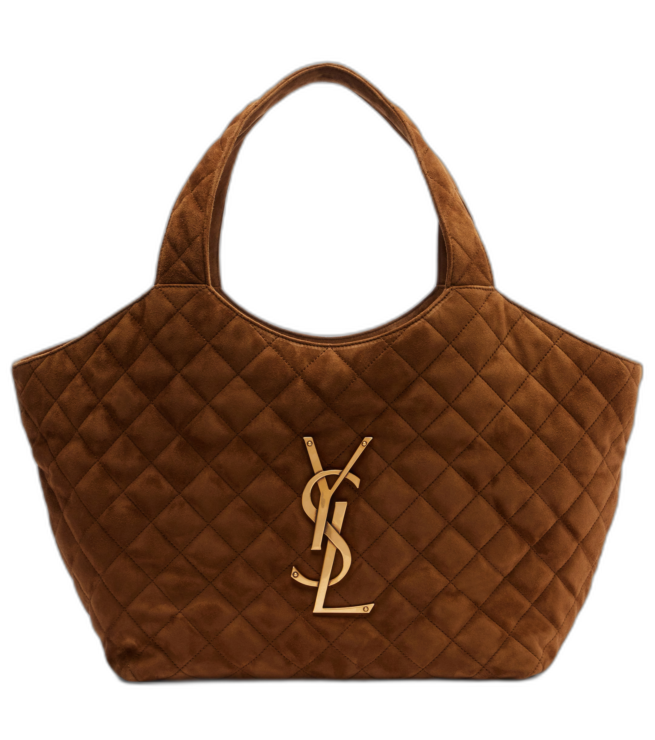 Saint Laurent Icare Cassandre Medium suede tote bag